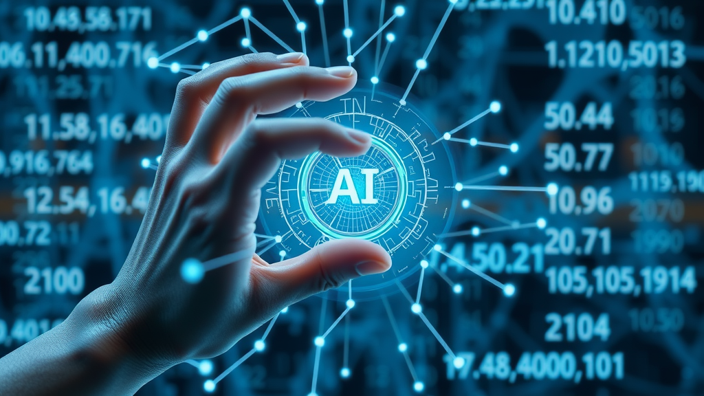 AI algorithm visual illustrating reduced error rates and enhanced accuracy through context engineering
